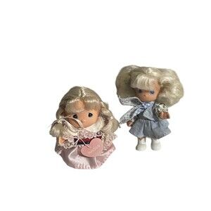 Vintage (2) Precious Moments Dolls by Evesco